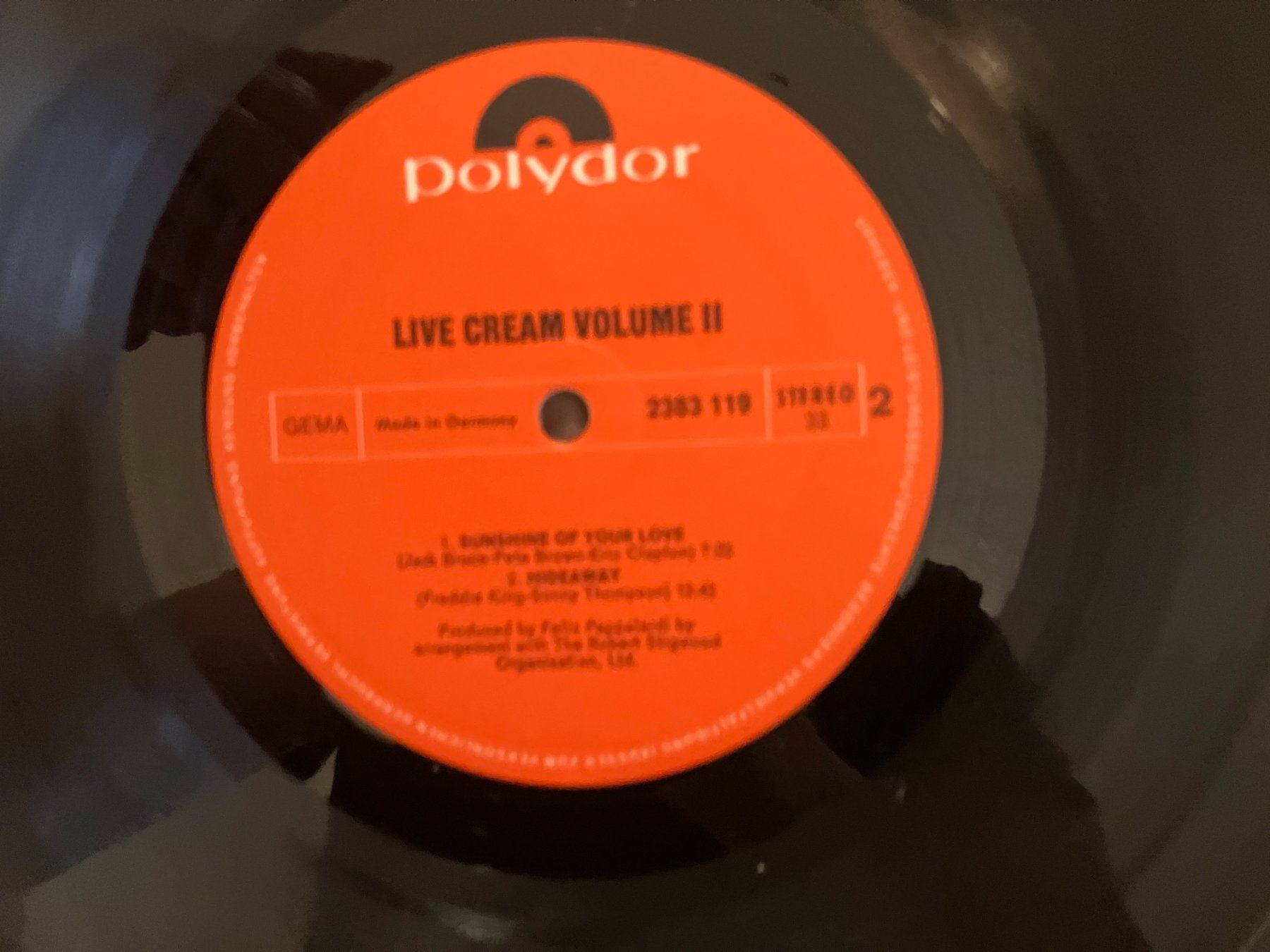 Dischi in vinile: Cream – Usato da Aarwangen venduto da Jukebox3 7