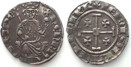 ZYPERN Königreich. AR Gros HENRY II 1285-1324 ERHALTUNG! vz+