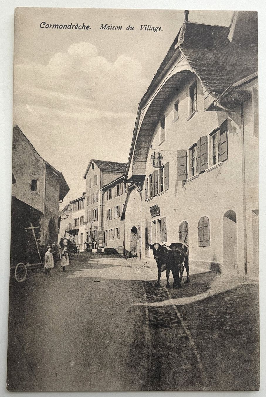 Ansichtskarten: Cormondrèche - Maison du village – Gebraucht aus Savagnier von Ne2065