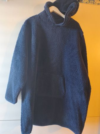 Damen Kapuzenpullover Winter Blau wärmend Gr. 48/50 TCM