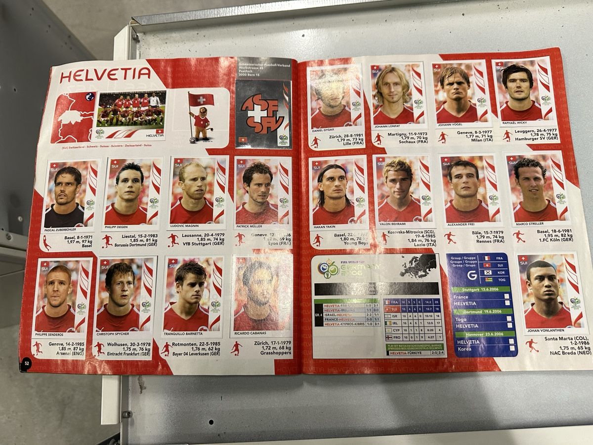 Panini Album: Panini WM 2006 Sticker Album – Usato da Chur venduto da Sim7000 8