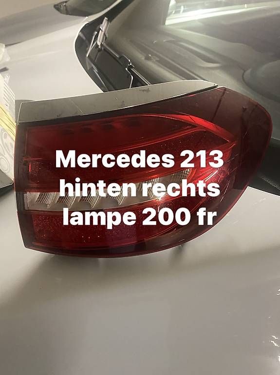 Tutti pezzi di ricambio auto: W213 Mercedes. E classe – Usato da Zürich venduto da birtanem 1