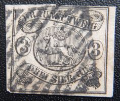 Braunschweig Kat. 8 gest. 1853 Kat. 100 Euro