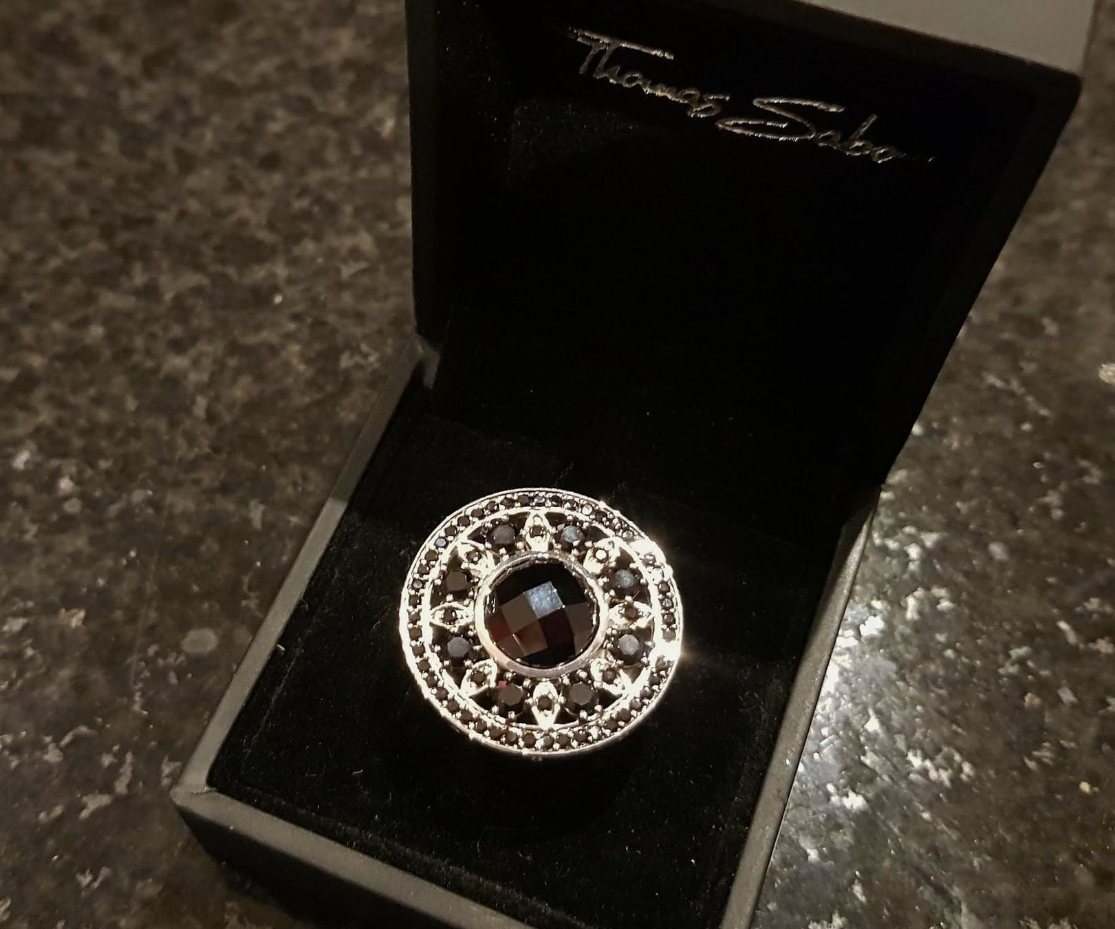 Thomas Sabo Anelli: Thomas Sabo Sterlingsilber Ring Gr.52 – Nuovo e nell'imballaggio originale da Reinach AG venduto da innamac 2