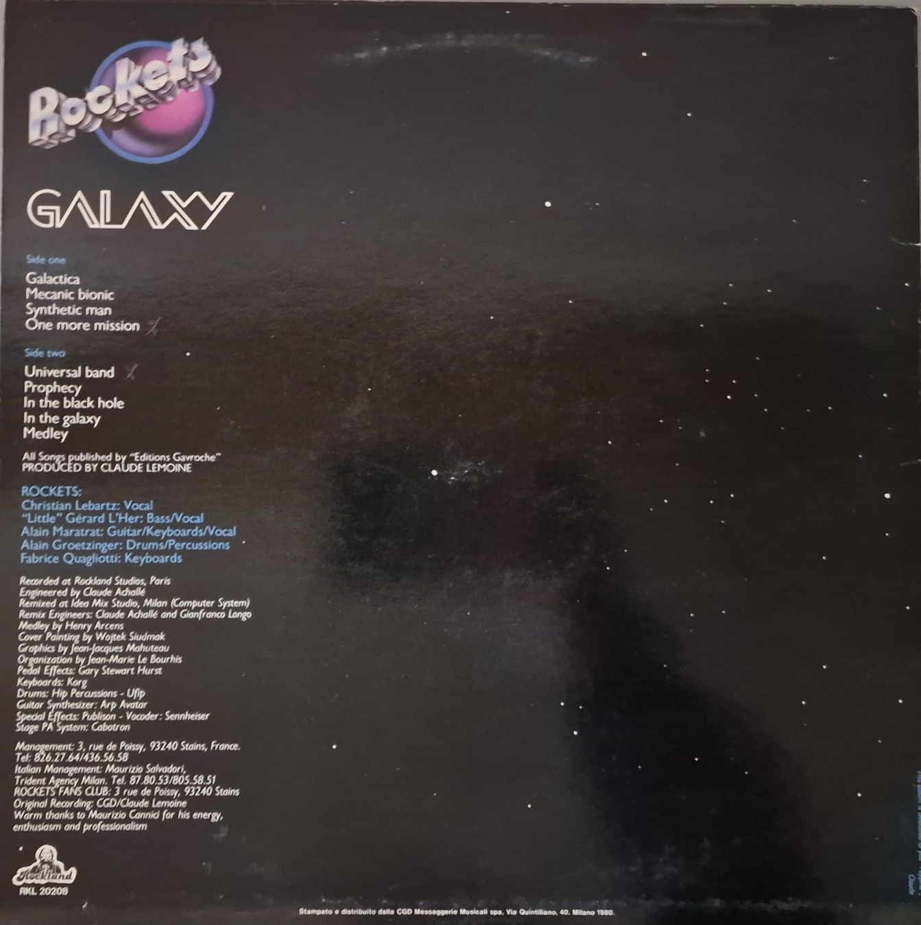 Schallplatten: Rockets LP – Galaxy – Gebraucht aus Root von atelier22 1