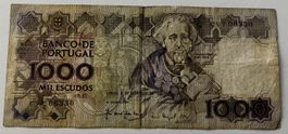 Portugal 1000 Escudos 09.11.1989