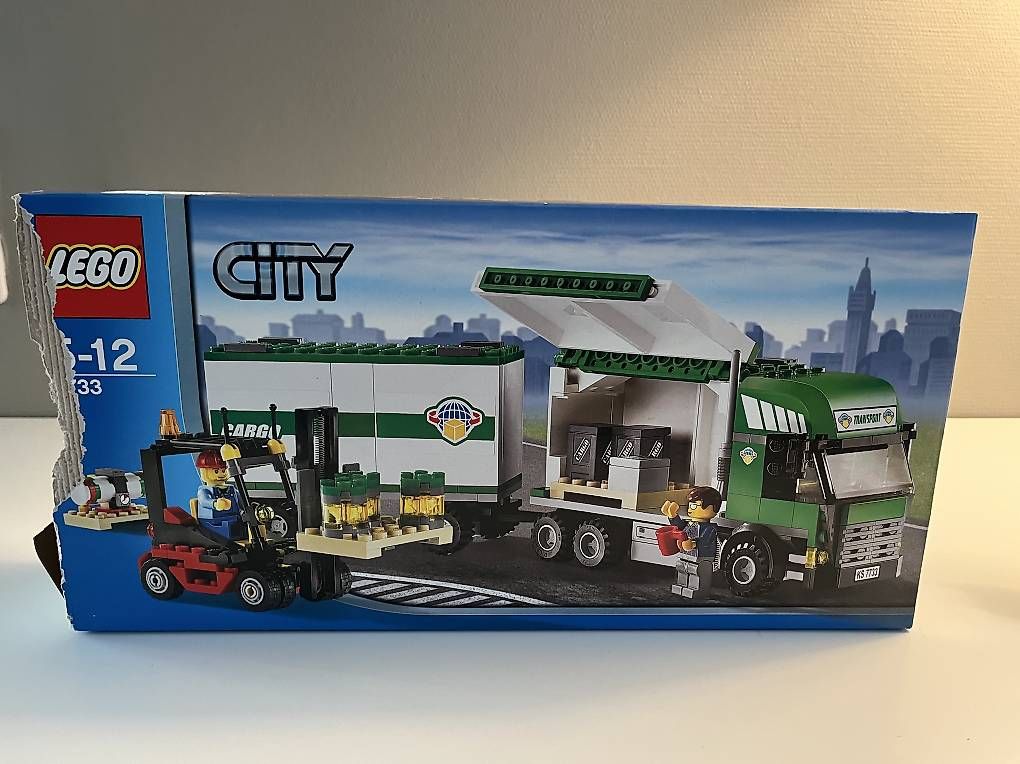 Jouets: Legocity 7733 Lastwagen mit Gabelstapler – D'occasion à Tägerwilen par tanjafe13 2