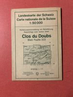 Landeskarte der Schweiz 1:50000, Blatt Clos du Doubs