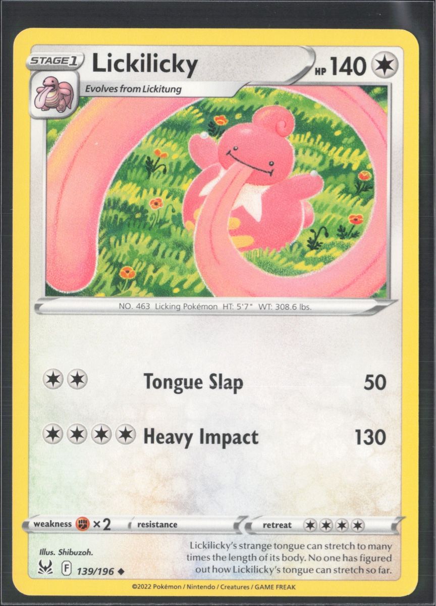 Pokémon Carte collezionabili: POKÉMON / Lickilicky / Lost Origin 🇺🇸 – Usato da Herzogenbuchsee venduto da TCG-High-Quality
