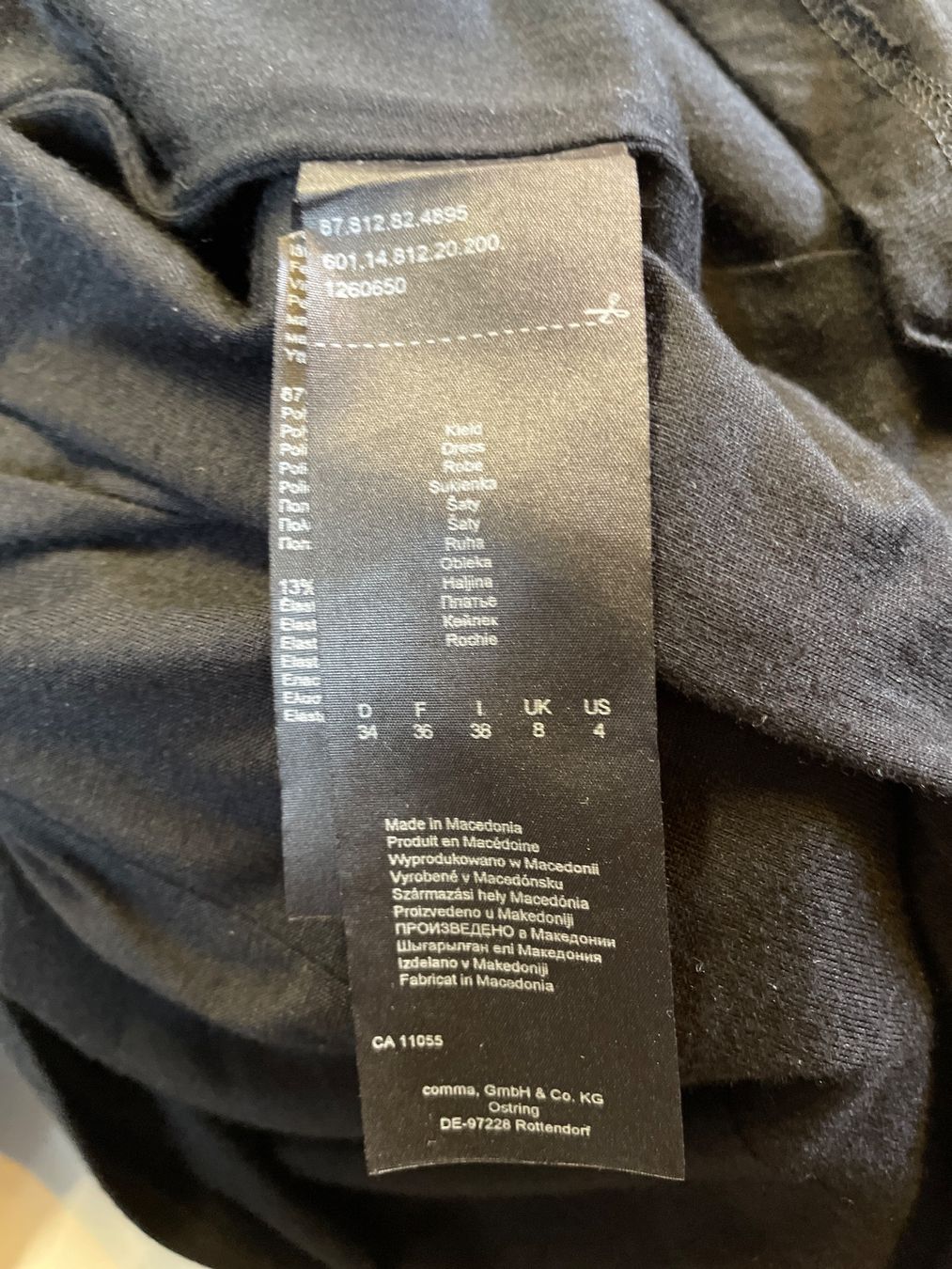 Comma Kleider: Comma, Kleid, gemustert, Gr.34 – Gebraucht aus Baar von koala9 6