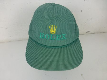 Rolex Corduroy Cap (Kord-Kappe) in Grün