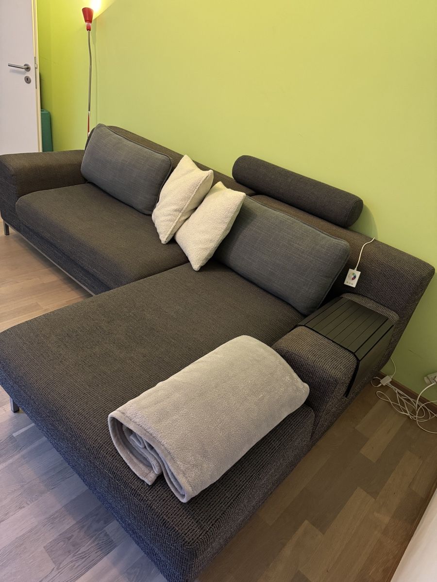 Divani: Ikea Ecksofa Anthrazit Stoff – Usato da Winterthur venduto da Selina9 2