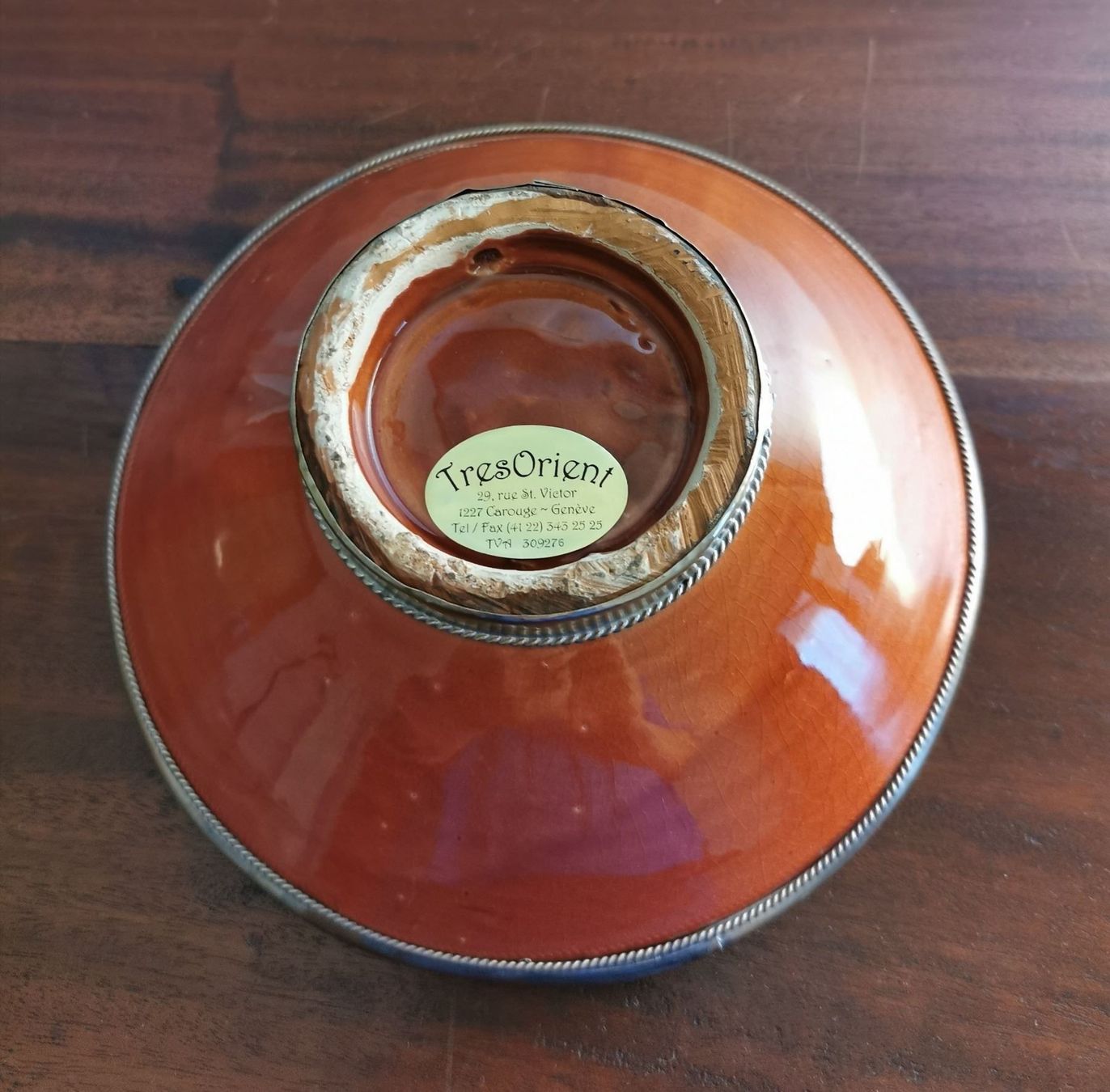Piatti di portata: Coupe en céramique ocre rouge – Usato da Veyrier venduto da Leilazizou 3