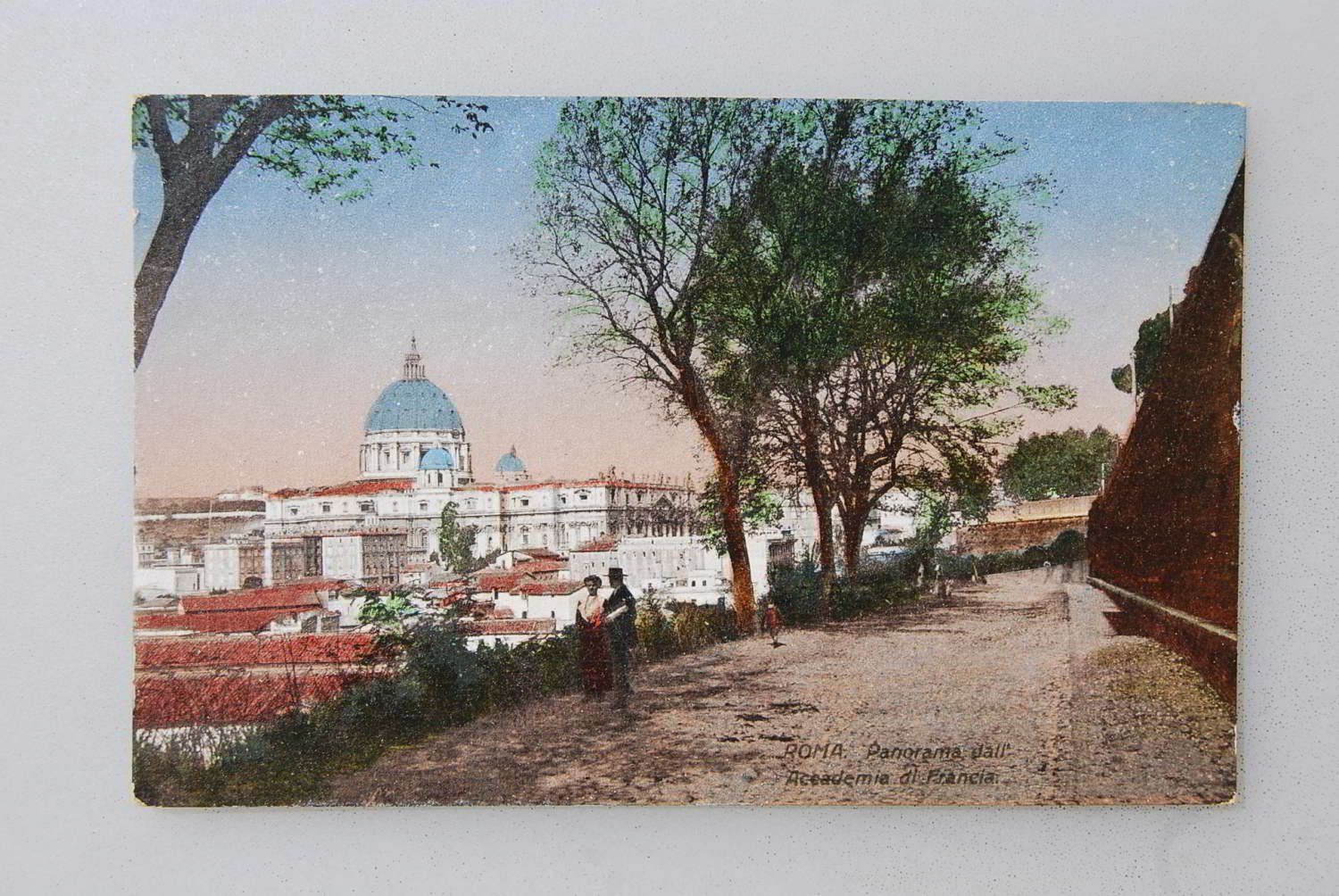Cartoline postali: AK Roma - Panorama dall' Academia di Francia – Usato da Rüfenacht BE venduto da Toro06