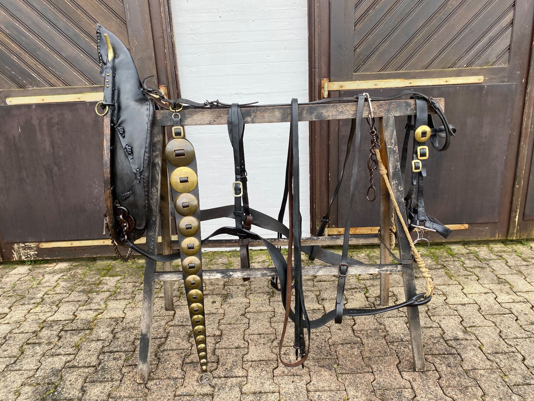 Campanacci mucche: original Ostschweizer / Appenzeller Pferdegeschirr – Usato da Feldbach venduto da Fea1