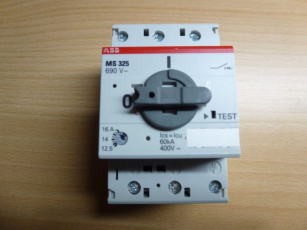 Motorschutzschalter MS325 ABB ( 12,5-16A) (Neu (gemäss Beschreibung ...