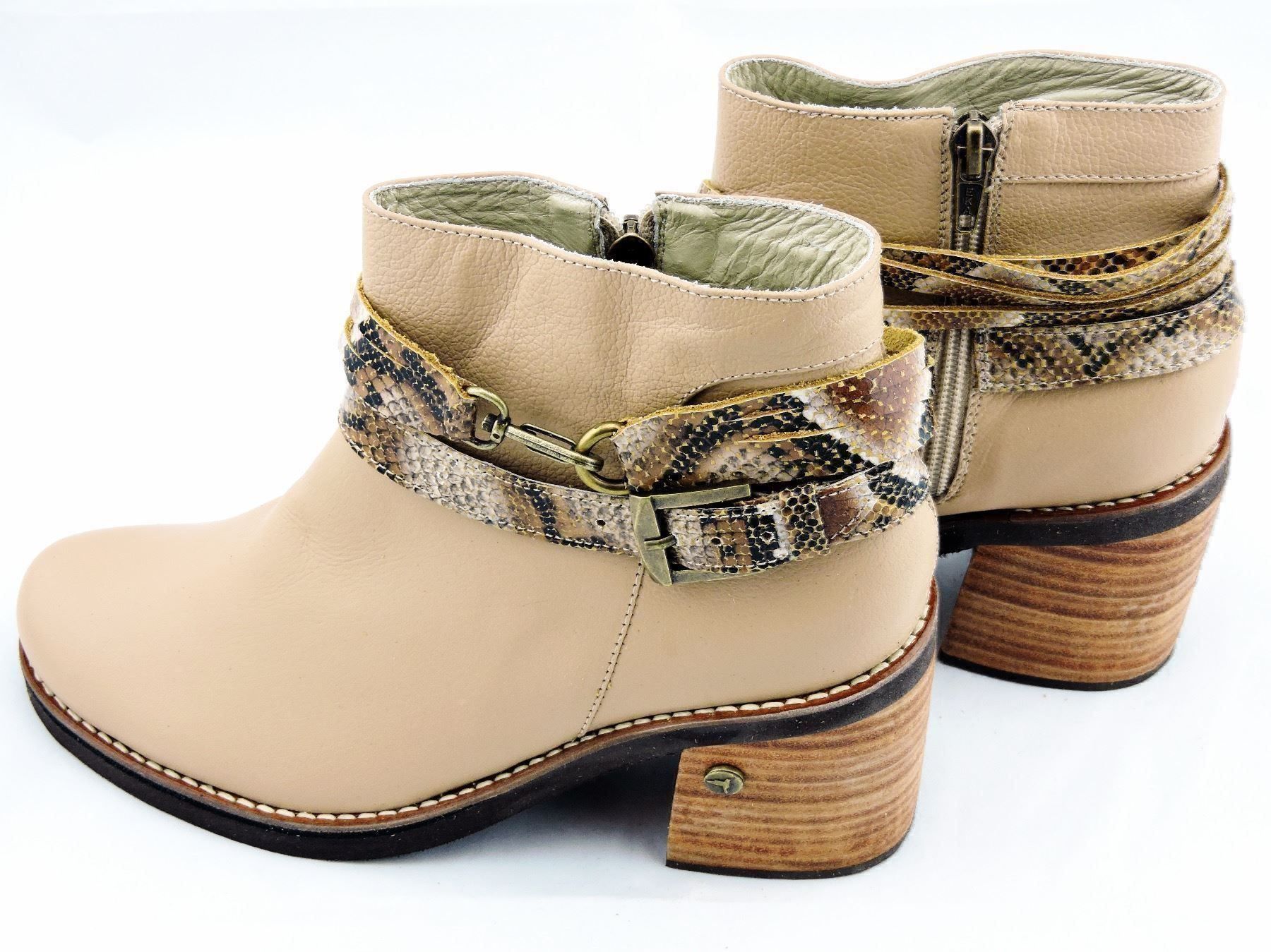 Scarpe da donna: Damen Leder Stiefeletten Grösse 40 – Nuovo e nell'imballaggio originale da Rengg venduto da kindle02 2