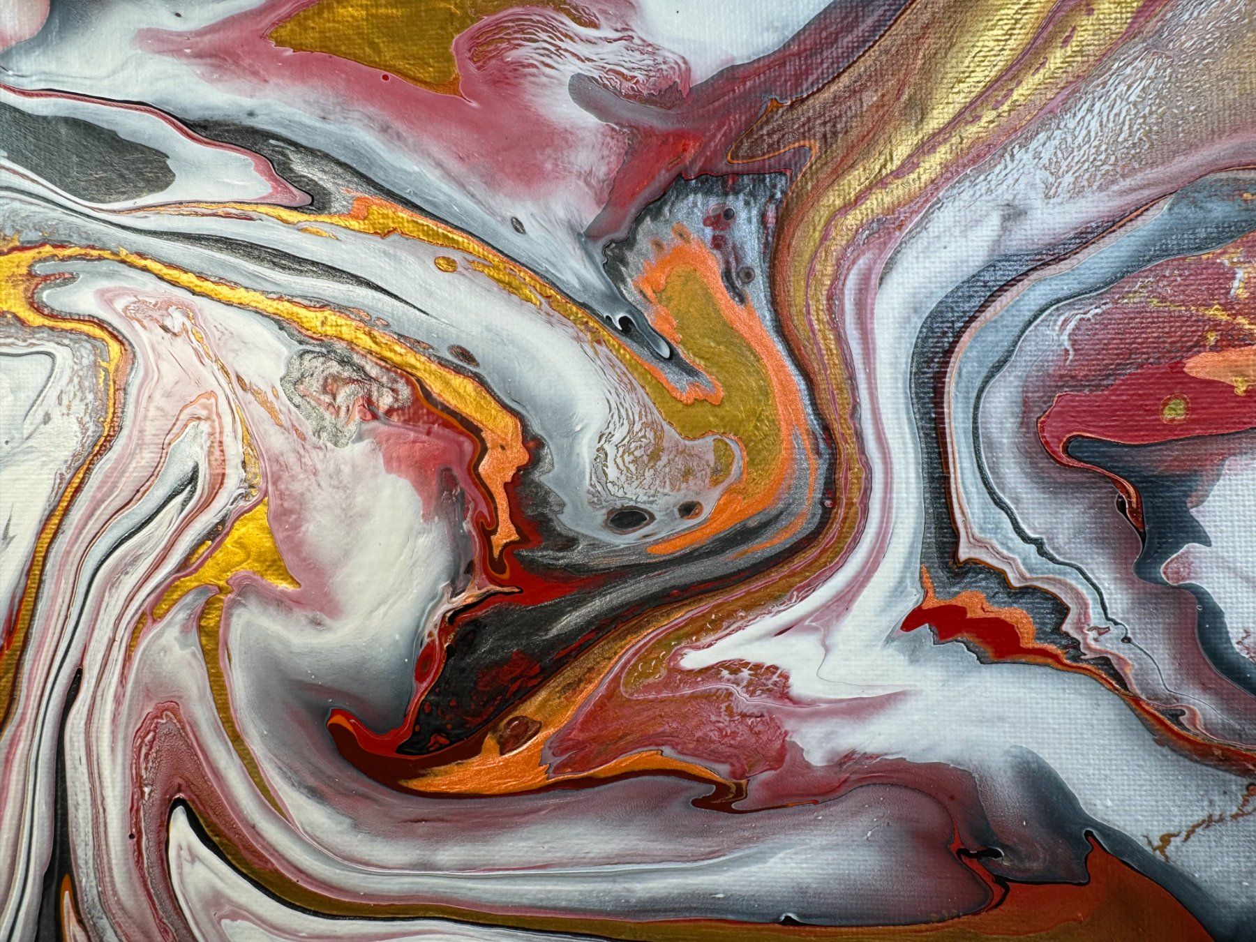 Dipinti: Acryl-Flüssigmalerei, quadratisch – Usato da Schlieren venduto da MayaSheng1983 1