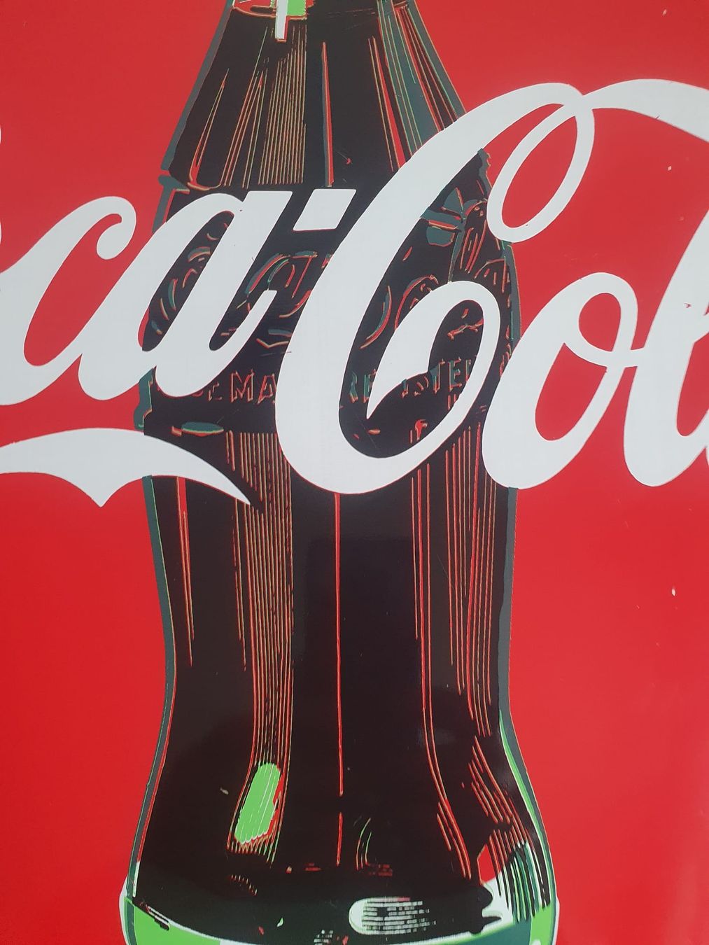 Coca-Cola Schilder: Coca-Cola Werbeschild Ø 50 1992 – Gebraucht aus Basel von FirstClass4000 1