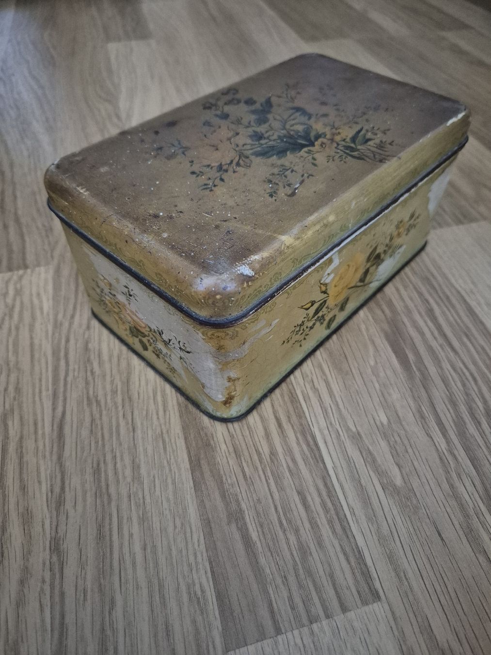 Barattoli: Vintage Keksdose Metalldose – Usato da Langenthal venduto da Polarisstern 2