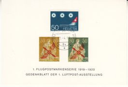 Vignette LUPO 69 - Gedenkblatt gestempelt