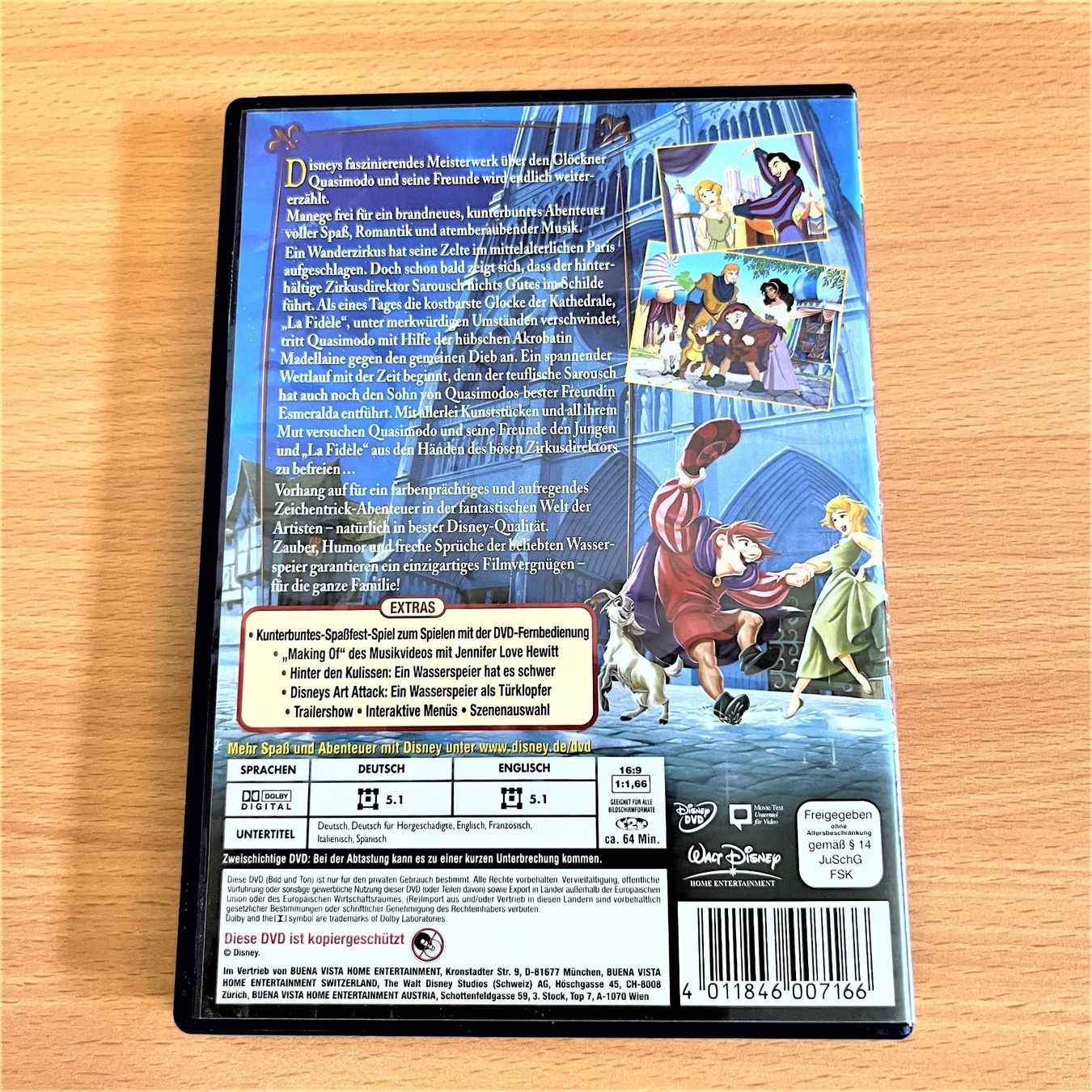 Tutti i DVDs: DVD - Der Glöckner von Notre Dame 2 – Usato da Amlikon-Bissegg venduto da allerlei-versand 2