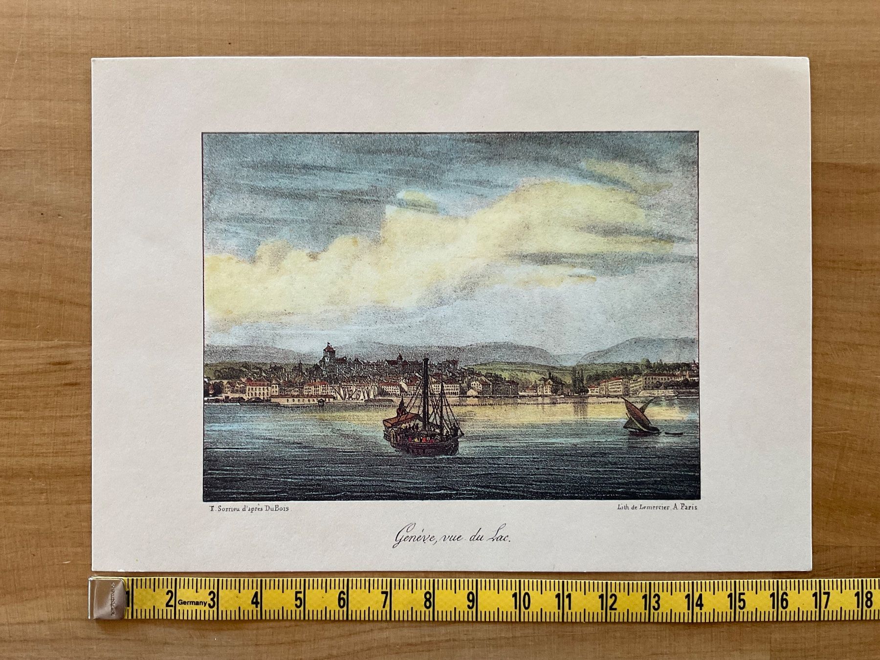 Foto & Immagini: Bild von Genéve vue du Lac – Usato da Rümlang venduto da Sambas19