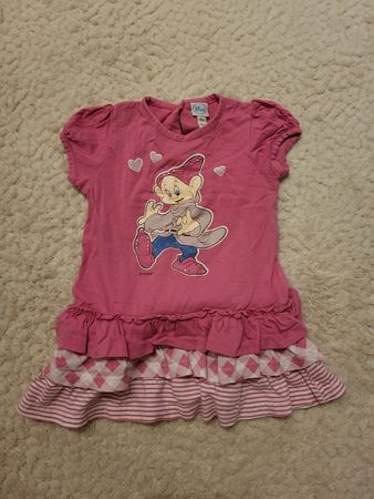Rosa Zwerg Kleid,Gr.86,Disney,Top Zustand,Sommergarderobe!