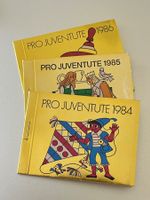 Pro Juventute Carnets 1984-85-86 ʘ jour d’émission