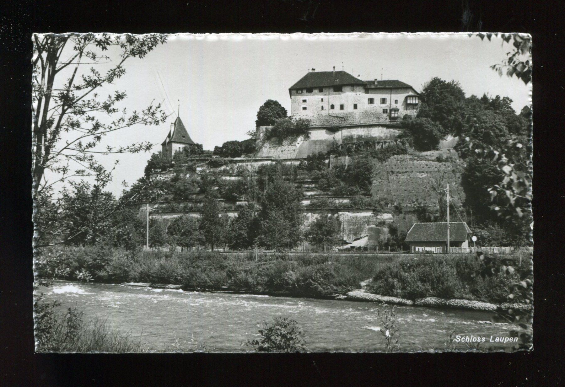 Ansichtskarten: Laupen, Schloss – Gebraucht aus Aarau von Elmaar41