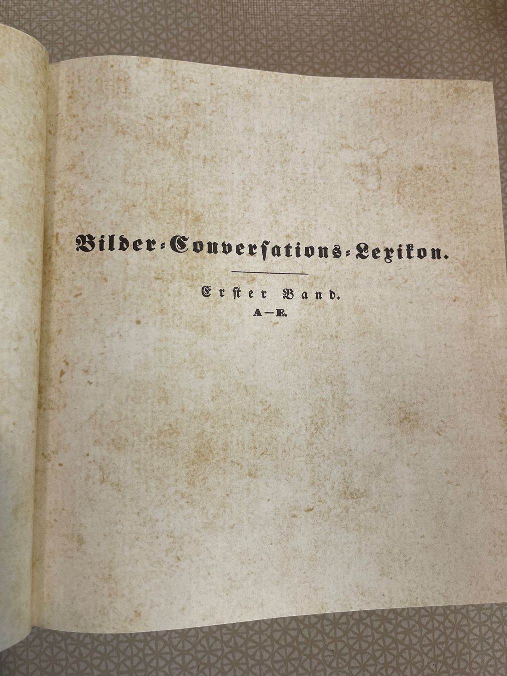 Livres: Buch - Bilder Conversations Lexikon A-E, Erster Band – D'occasion à Urnäsch par pas_5r9c 2