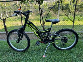 Kinder Mountainbike Vyper schwarz gelb gebraucht