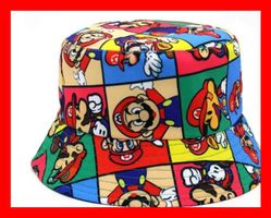 Super Mario Fischerhut Mütze Kappe Hat World Luigi Nintendo
