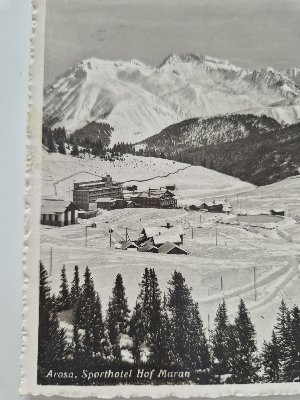 Cartoline postali: AK Arosa, Sporthotel Maran – Usato da Bern venduto da tillier6 3