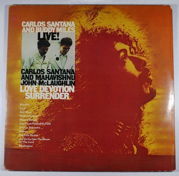 LP: CARLOS SANTANA + BUDDY MILES /+ JOHN McLAUGHLIN - LIVE | Kaufen auf ...