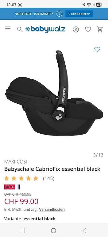 Seggiolini per auto: Babyschale neu – Usato da Therwil venduto da cag_jy2h