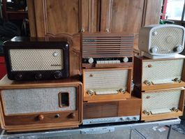 Collection de 8 radios vintage Autophon Biennophone