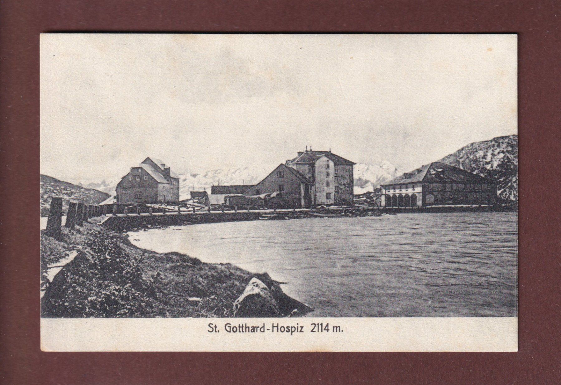 Cartoline postali: ST. GOTTHARD-HOSPIZ - 1911 – Usato da Pully venduto da nicecards