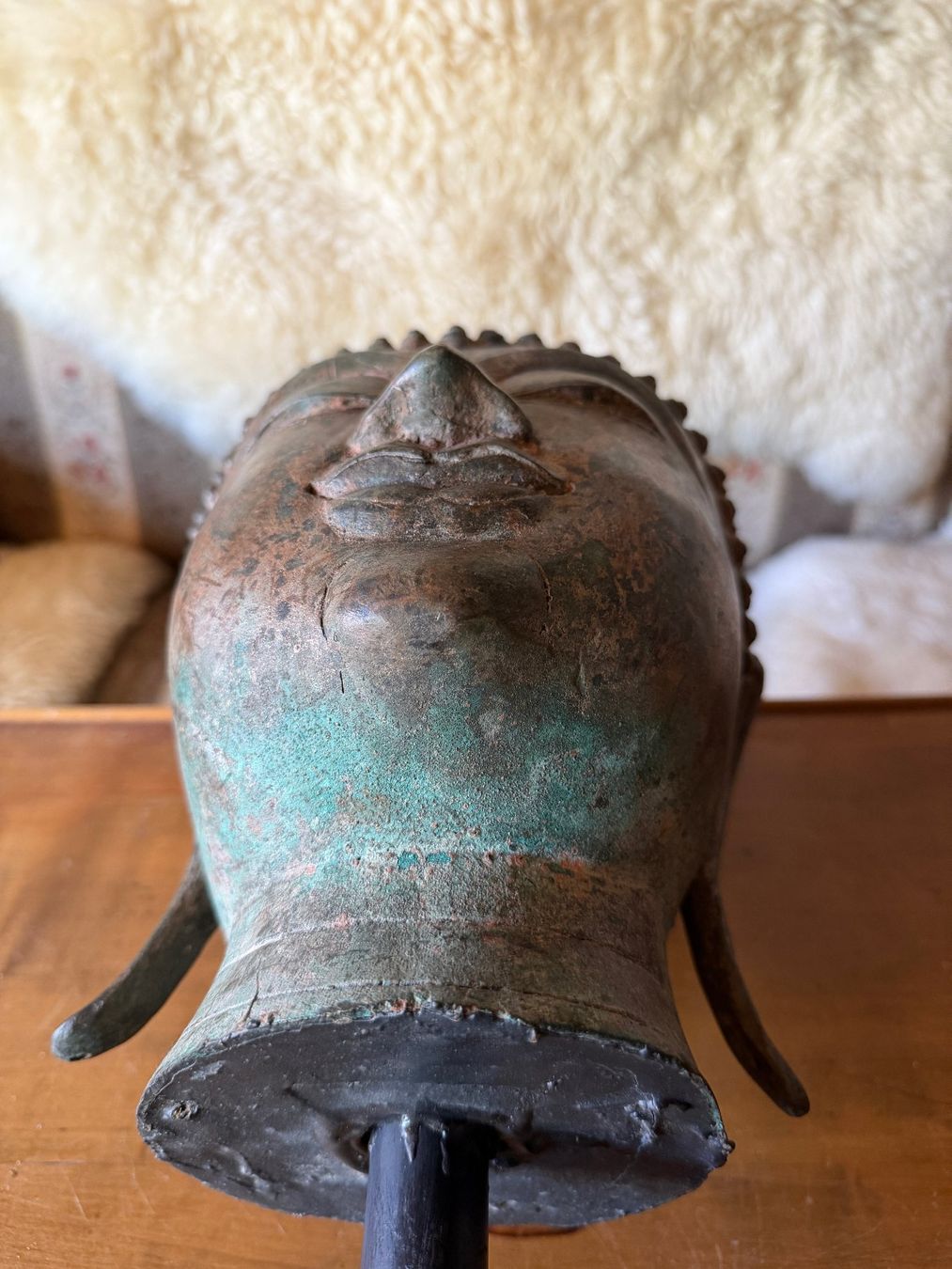 Sculture & Statue: antiker thailändischer Bronze-Buddha-Kopf – Usato da Zofingen venduto da Schekke 5
