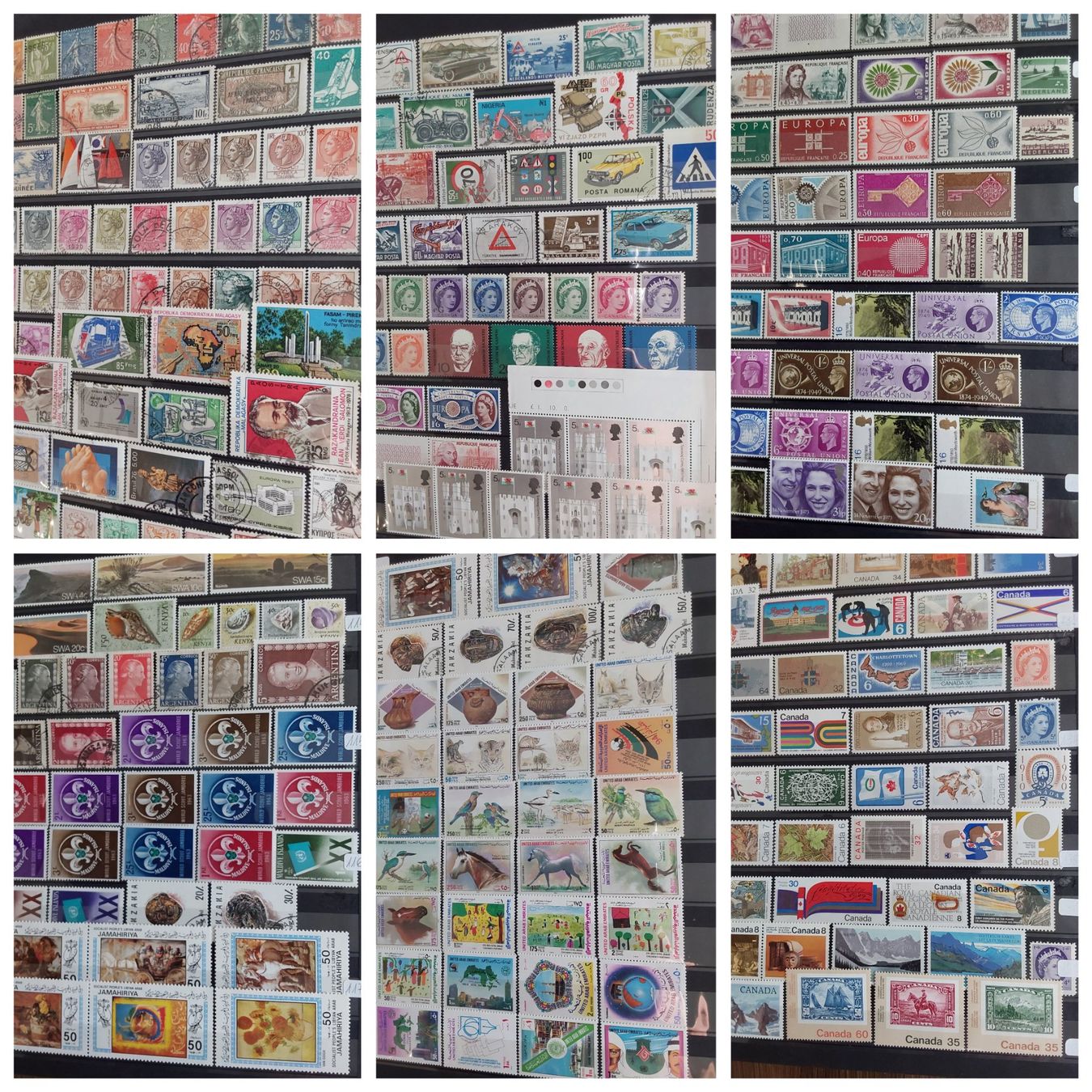 Alle Briefmarken: 5 Stk. Briefmarkenalben "Ausland" – Gebraucht aus Münchwilen AG von Nesar 3