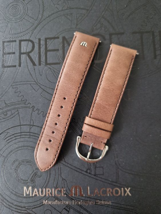 Vintage Uhrenarmband Aus Echtem Leder, 20 Mm Breite - Retro Style, Für Omega, Seiko Etc.