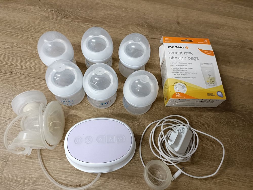 24 Mm Pumpenteile Für S1, S2, 9 Plus Milchpumpen - Ersatz-Set Inkl. Flansch, Ventil & Schlauch