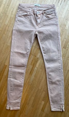 Zara Jeans, Premium Denim Collection, altrosa, Gr. 34