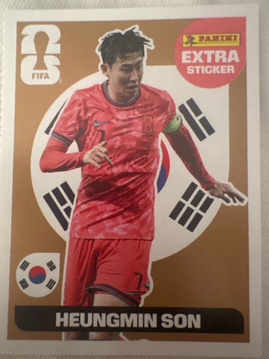 Panini Sammelbilder & Trading cards: Panini Extra Sticker Bronze: Heungmin Son – Neu und originalverpackt aus Luzern von Figeac98