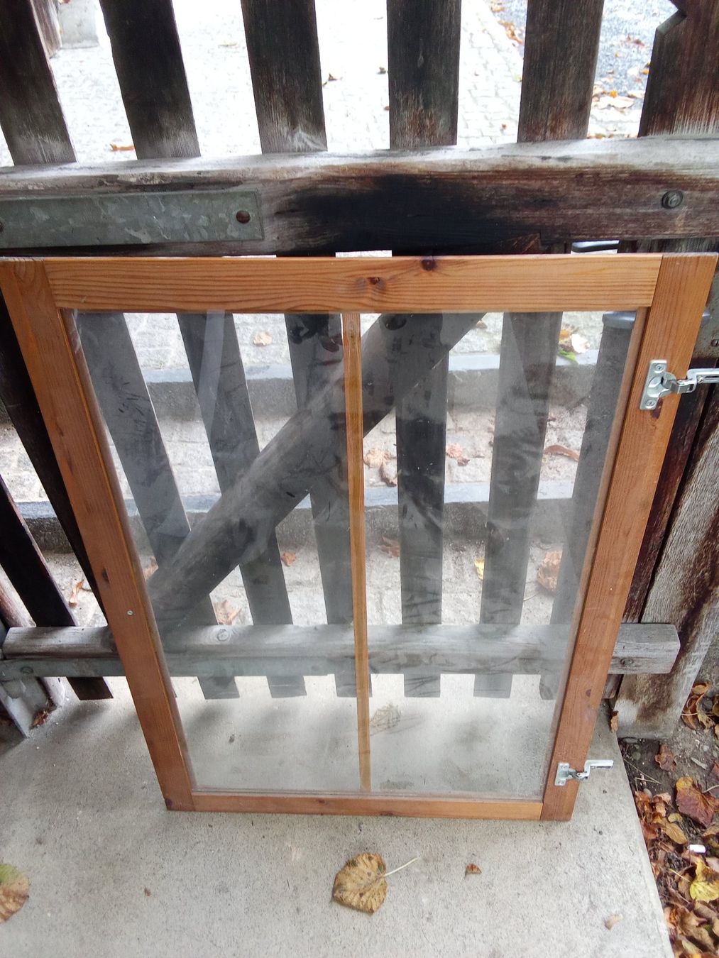 Finestre: Holzfenster 63 x 89 cm Mittelsprosse – Usato da Siblingen venduto da Jayuah 5
