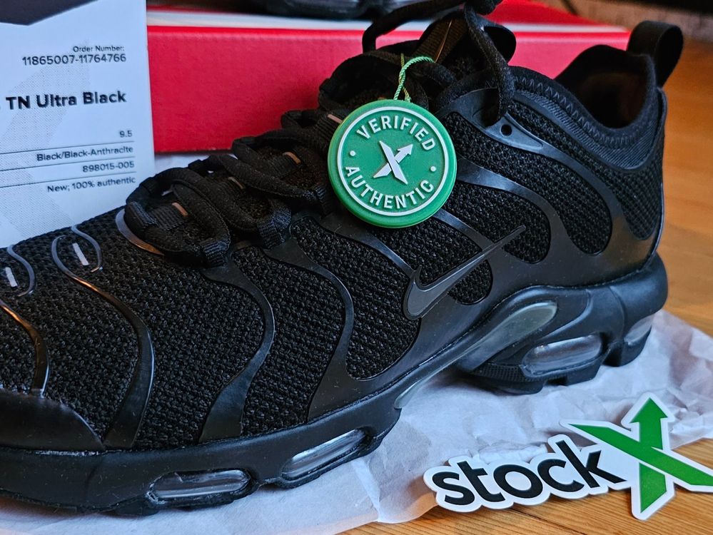 Rare Nike Air Max TN Ultra Triple Black StockX Acheter sur