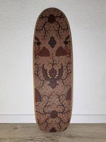 Custom Skateboard - Cruiser Flatdeck, Stoffinlay, Fieberglas