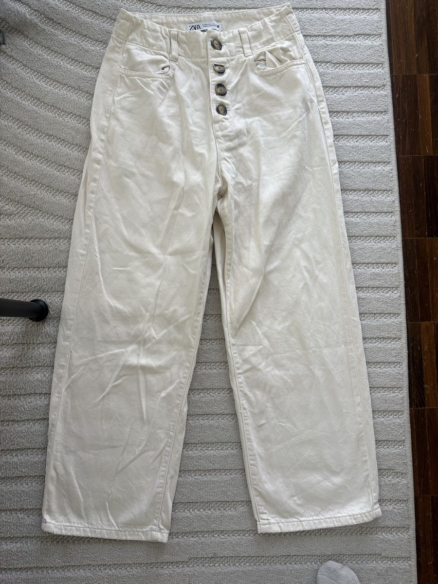 Zara Pantaloni: Zara Baumwollhose Culotte Gr 38 – Usato da Lachen SZ venduto da Lina1989