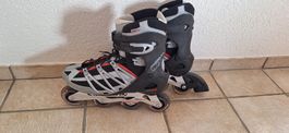 Inline Skates Salomon schwarz grau gebrauchter Zustand