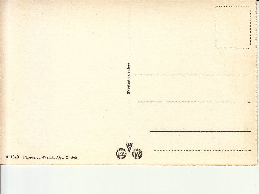 Cartoline postali: Schwyz ca. 1950 – Usato da Bürglen TG venduto da StampGraf 1
